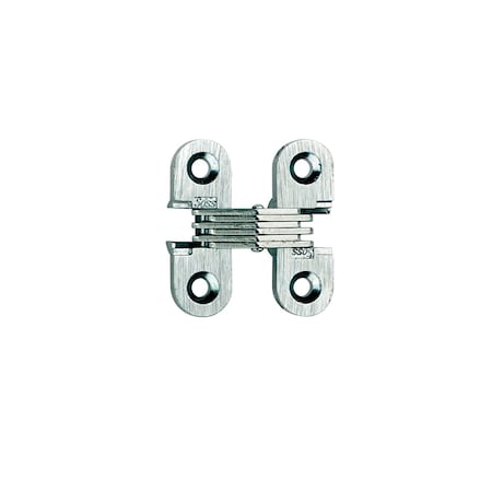 Universal Industrial Soss 1/2" x 1-1/2" Light Duty Invisible Hinge for 3/4" Doors Black Finish PR 103CUS19